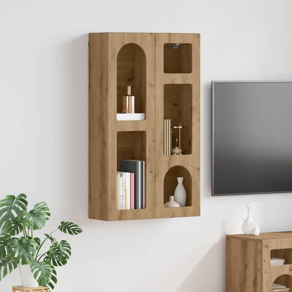 vidaXL Hanging Cabinet Artisan Oak 59 x 20 x 100 cm Engineered Wood