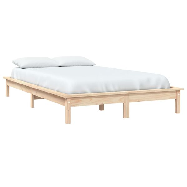 vidaXL Bed Frame without Mattress 120x200 cm Solid Wood