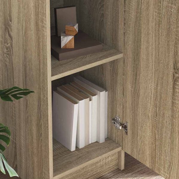 vidaXL Highboard Sonoma Oak 35 x 39 x 168 cm