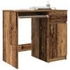 vidaXL Desk Old Wood 86x49x76 cm Engineered Wood