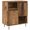 vidaXL Sideboard 2 pcs Old Wood 60 x 35 x 70 cm