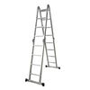 vidaXL Aluminium Step Ladder 8 Steps 150 kg