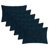 vidaXL Cushion Cover 6 pcs HEERLEN Navy Blue 50 x 80 cm