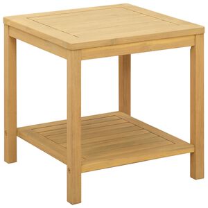 vidaXL Side Table Oil Natural 45 x 45 x 45 cm Solid Acacia Wood