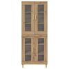 vidaXL Highboard Artisan Oak 69.5 x 34 x 180 cm Engineered Wood