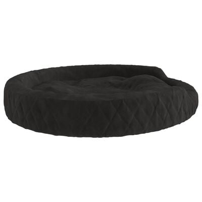 vidaXL Dog Bed Black 70x55x23 cm Plush