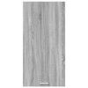 vidaXL Hanging Cabinet Grey Sonoma and White 50 x 31 x 100 cm
