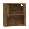 vidaXL Wall Cabinet Smoked Oak 80x33x80 cm Engineered Wood