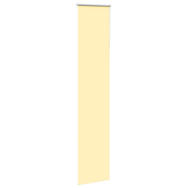 vidaXL Roller Blind Blackout Yellow 40x230 cm Fabric Width 35.7 cm Polyester