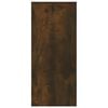 vidaXL Sideboard Smoked Oak 102x33x75 cm Engineered Wood