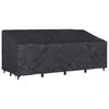 vidaXL Garden Bench Cover Black 200 x 100 x 89 cm 210D Oxford Fbric