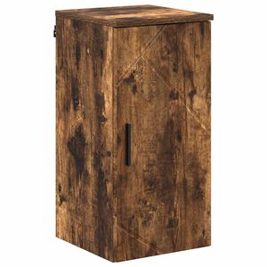 vidaXL Bathroom Cabinet Wall-mounted Smoked Oak 30 x 31.5 x 61 cm
