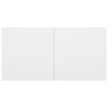 vidaXL Hanging TV Cabinets 2 pcs White 60x30x30 cm