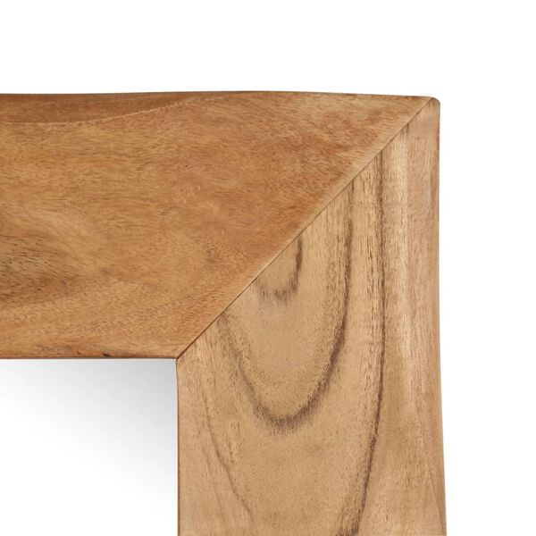 vidaXL Cosmetic Mirror 50x80 cm Solid Acacia Wood