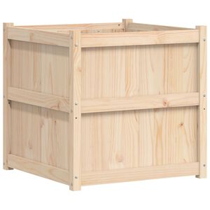 vidaXL Garden Planter 70x70x70 cm Solid Wood Pine
