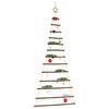 vidaXL&nbsp;Hanging Christmas Tree with Top Star 86x180 cm Natural Branch