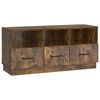 vidaXL TV Cabinet Smoked Oak 102 x 34.5 x 47 cm Engineered Wood
