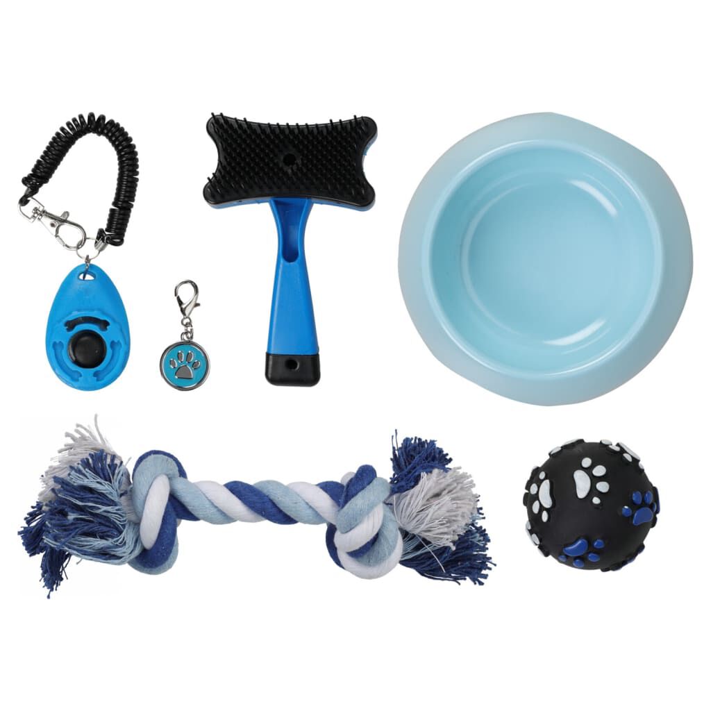 Pets Collection 6 Piece Dog Play and Care Set vidaXL