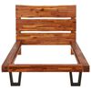 vidaXL Bed Frame with Live Edge without Mattress Solid Acacia Wood 90 cm