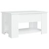 vidaXL Coffee Table White 79x49x41 cm Engineered Wood