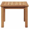 vidaXL Coffee Table Brown 45 x 45 x 36 cm Solid Teak Wood