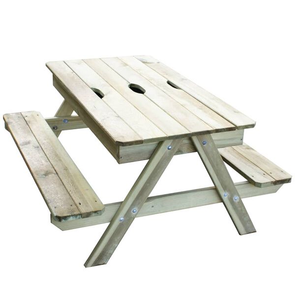 TRIGANO Kids Play Picnic Table Picsand 100x97x57 cm J-JOU054