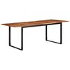 vidaXL Dining Table 200x100x75 cm Solid Wood Acacia
