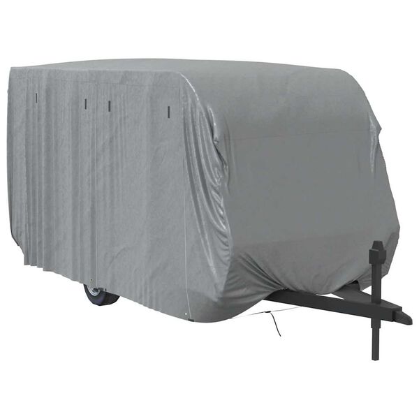 vidaXL Caravan Cover Grey 460x250x220 cm Non-woven Fabric