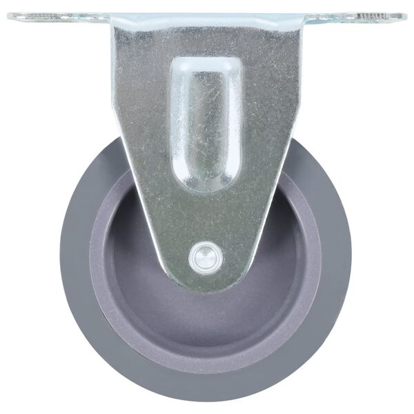vidaXL Fixed Casters 4 pcs 75 mm