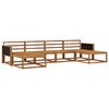 vidaXL Outdoor Sofa Set 6 pcs Natural Solid Acacia Wood