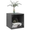 vidaXL Wall Cabinet Grey 37x37x37 cm Engineered Wood