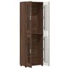 vidaXL Highboard with Shelf Brown Oak 60 x 35 x 182 cm Engineered Wood