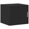 vidaXL Slim Storage Cabinet Black 45x42.5x225 cm Engineered Wood
