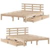vidaXL Bed Frame with Drawers without Mattress 120x200 cm
