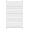Plisse Blind 80x100cm White Pleated Blind