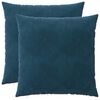 vidaXL Cushion with Pillow HEERLEN 2 pcs Blue Velvet