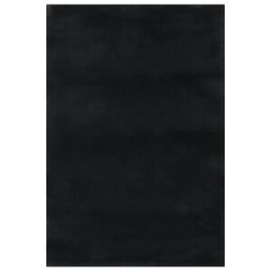 vidaXL Shaggy Rug Black 240x305 cm Polyester