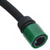 vidaXL Garden Soaker Hose Black 0.6" 10 m Rubber