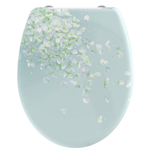 SCH&Uuml;TTE Toilet Seat with Soft-Close Quick Release FLOWER IN THE WIND