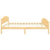 vidaXL Bed Frame without Mattress Solid Pine Wood 160x200cm