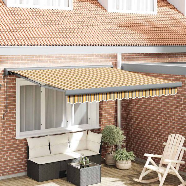 vidaXL Awning Multicolour 300 x 250 x 165 cm Polyester and Aluminium