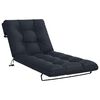 vidaXL Sunlounger Cushion VIANEN 100% Polyester Dark Blue