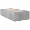 vidaXL Bed Frame without Mattress Concrete Grey 90x200 cm