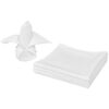 vidaXL Napkin | Set of 25 | White | Polyester | 50 x 50 cm | Dinner Napkin