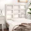 vidaXL Bed Headboard White 95.5x4x100 cm Solid Wood Pine