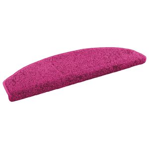 vidaXL Self-adhesive Stair Mats 15 pcs 80 x 24.5 x 3.5 cm Pink