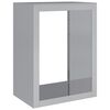 vidaXL Firewood Rack 60x40x80 cm Galvanised Steel