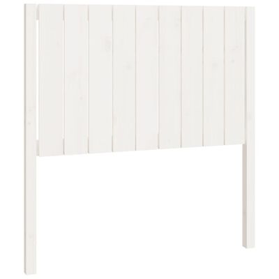 vidaXL Bed Headboard White 95.5x4x100 cm Solid Wood Pine