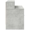 vidaXL Bedside Cabinet with Drawer Concrete Grey 51x31x47 cm