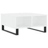 vidaXL Coffee Table White 60x60x30 cm Engineered Wood